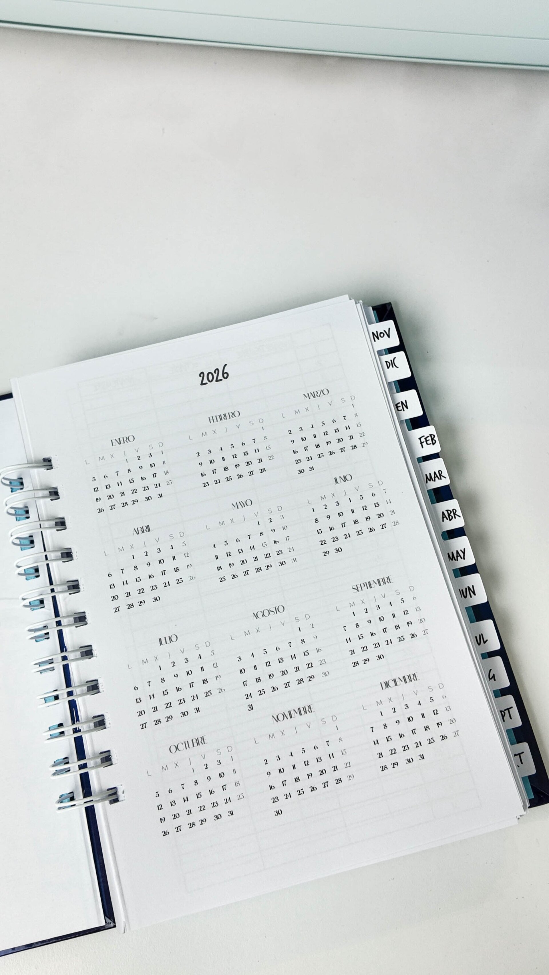 Agenda semanal personalizada OPOSICIONES - CPN - 2