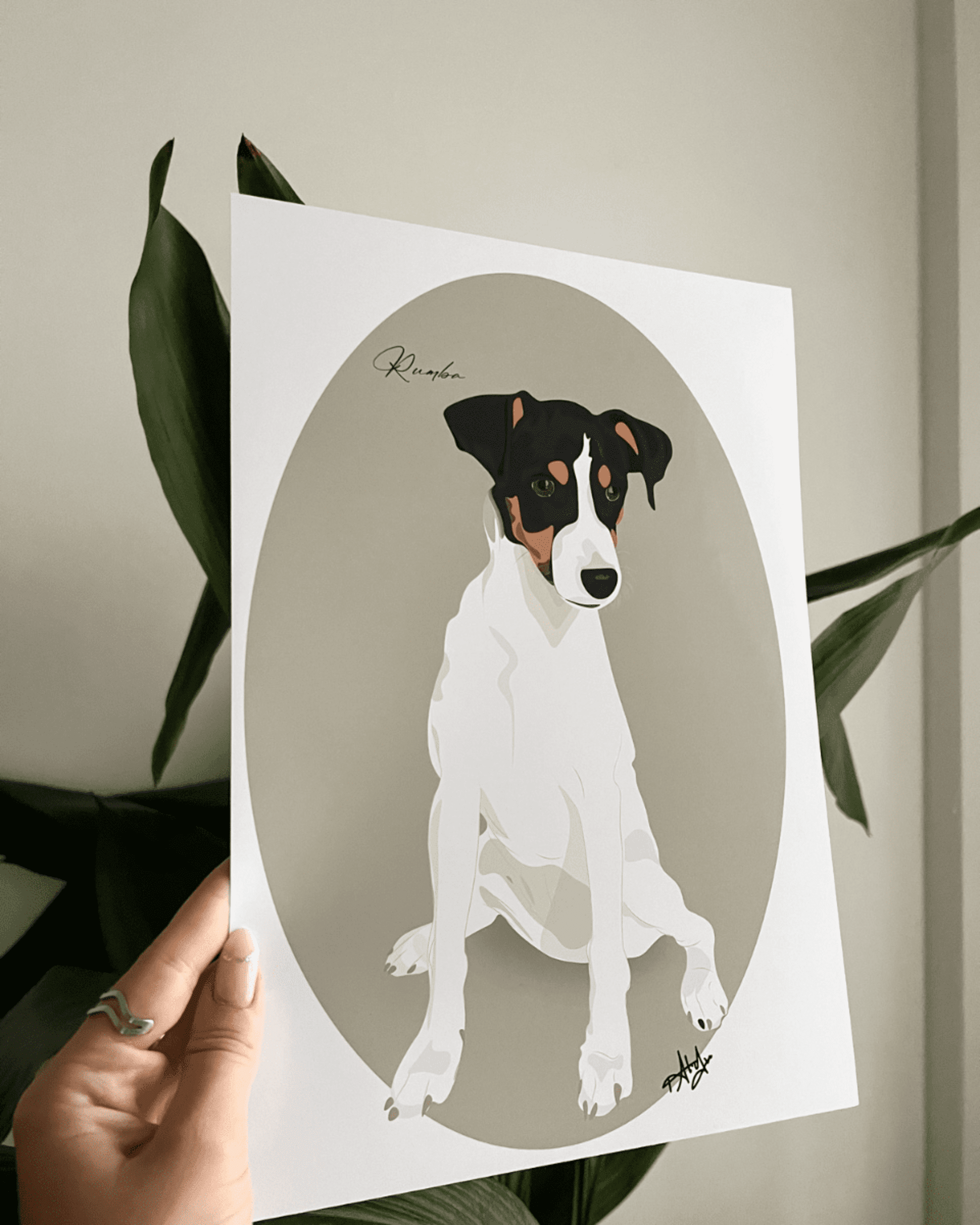 Ilustración mascota y nombre - 2