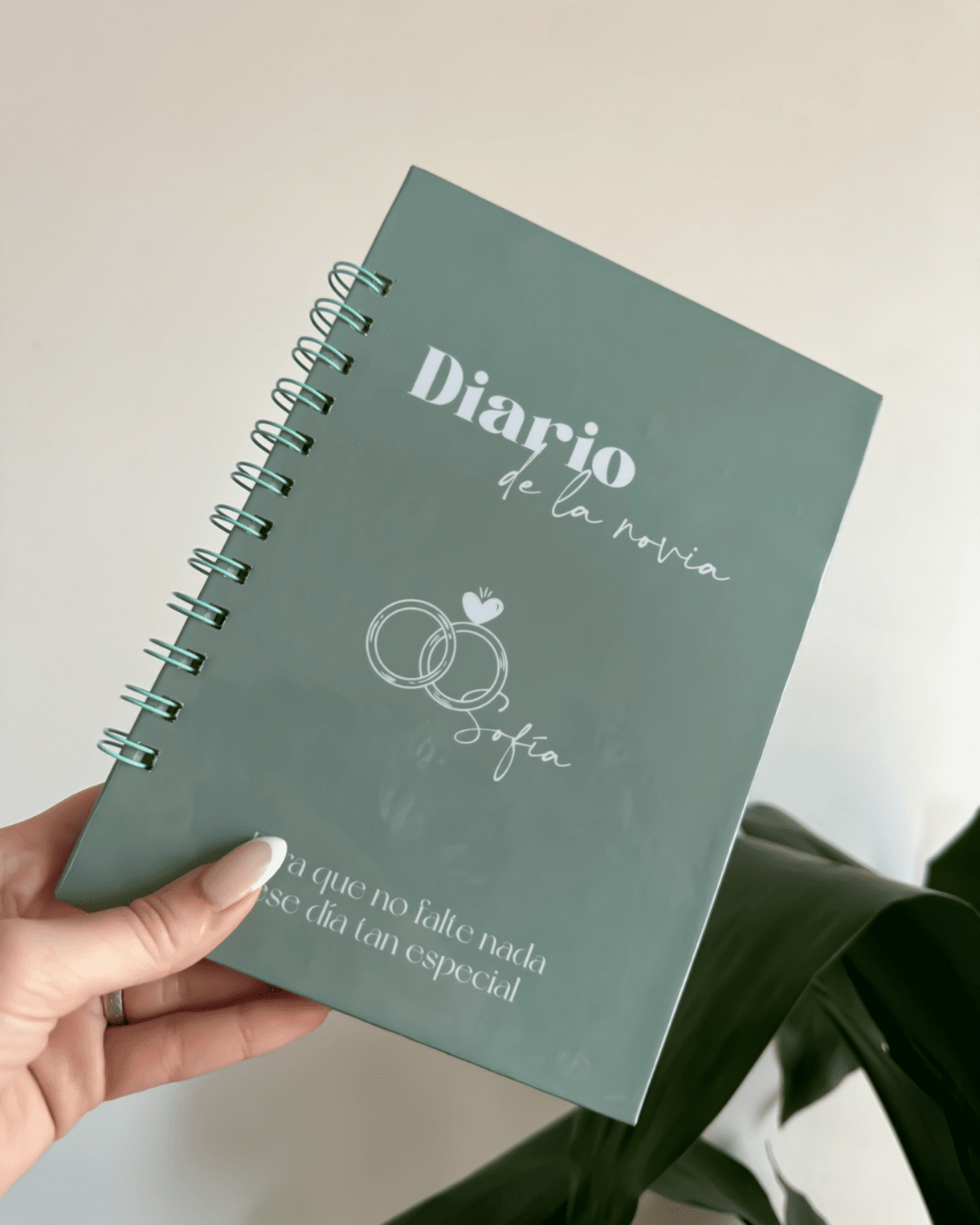 Diario de novia “Alianza” - Verde - 2