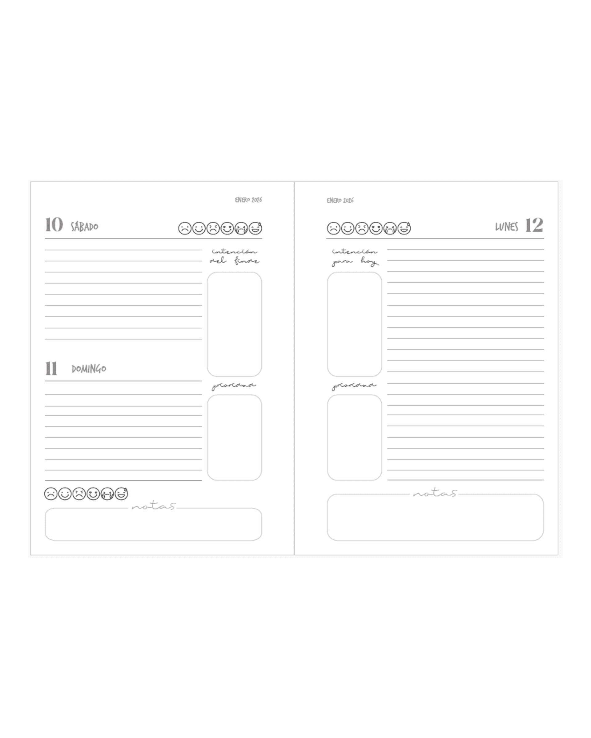 Agenda diaria basic 2026 portada PERSONALIZADA - 3